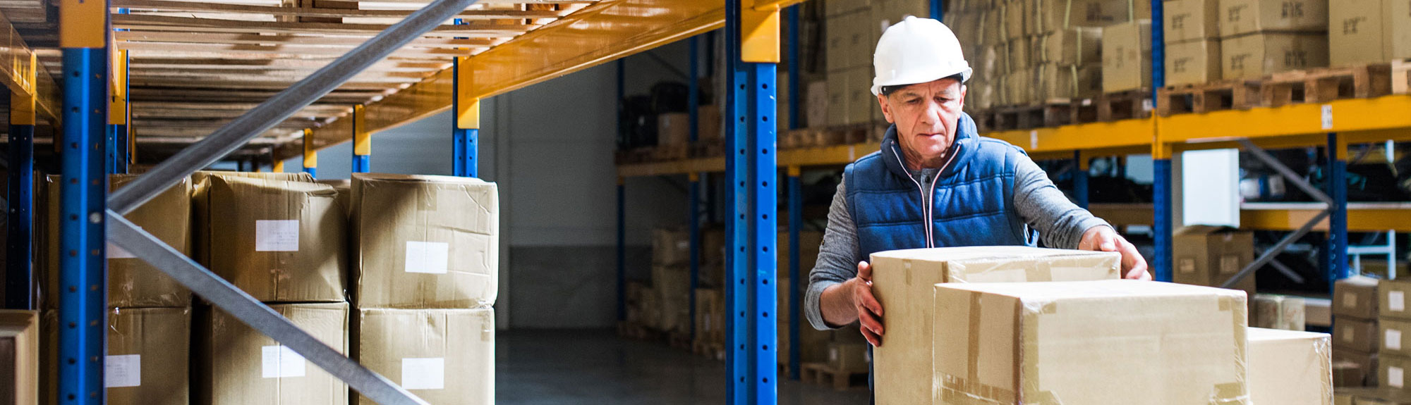 employee in a warehouse