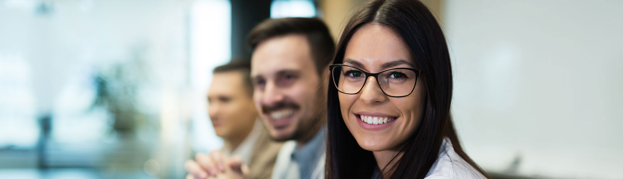 People sitting at a conference table